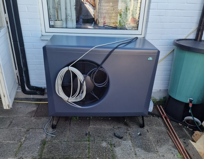 Värmepump installation